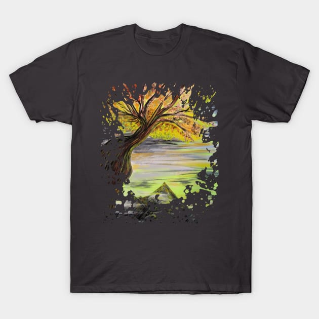 Over Looking Tree T-Shirt by adamzworld